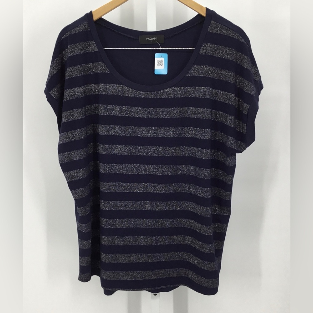 PAGANI Shirt, Color: Blue, Size: Large